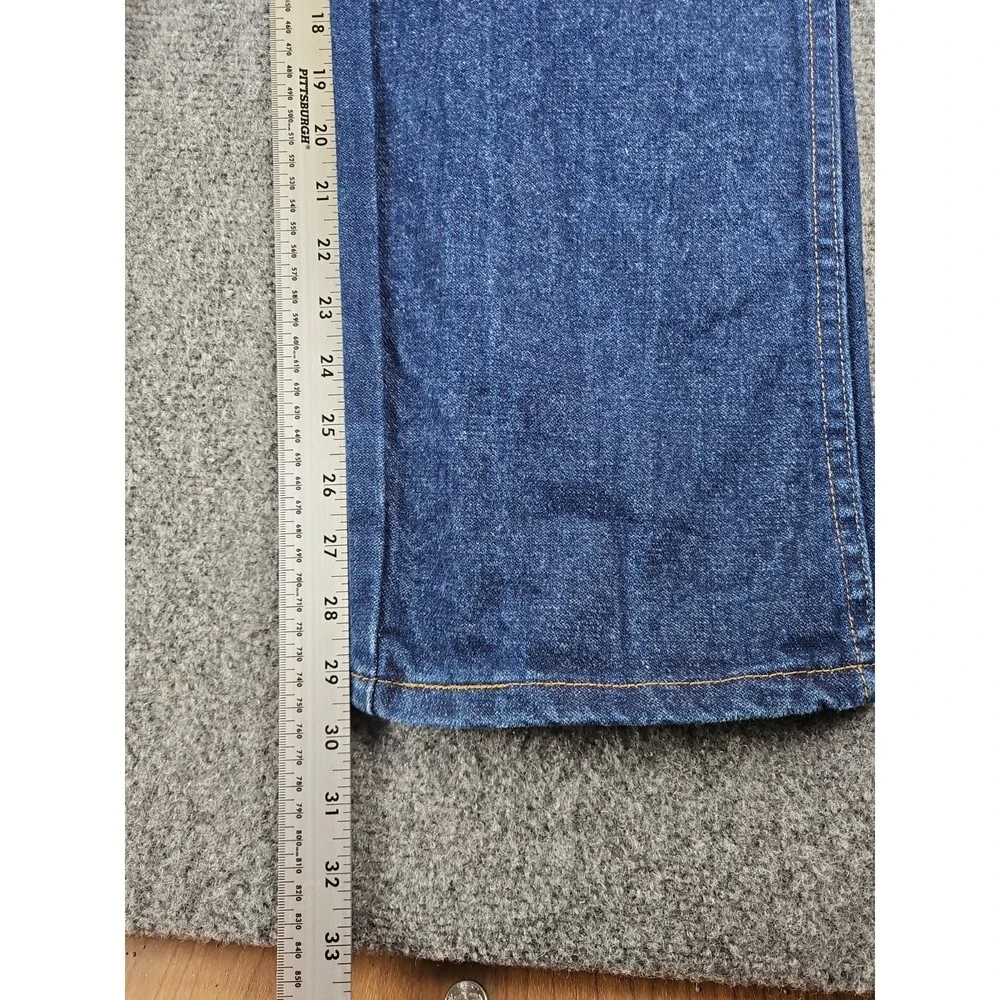 Wrangler FR Flame Resistant Slim Fit Jeans Mens 34x30 Workwear Blue Denim 1645